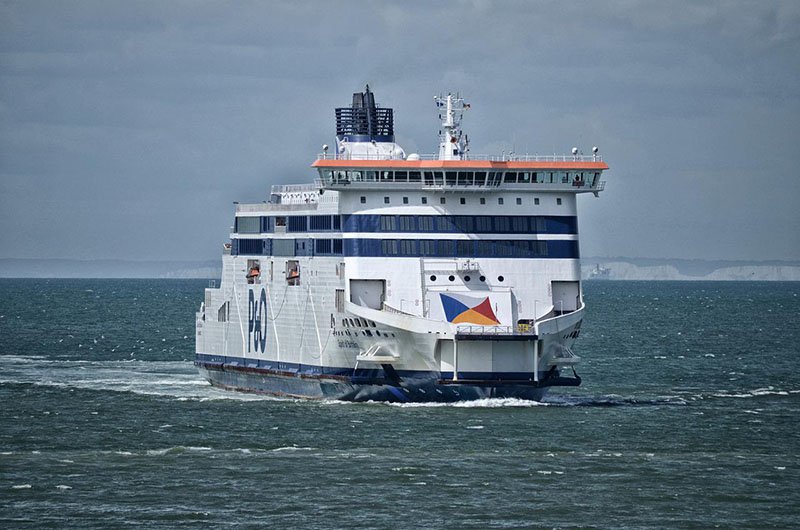 Large New P&O Vessel (Calais-Dover) In Test Phase