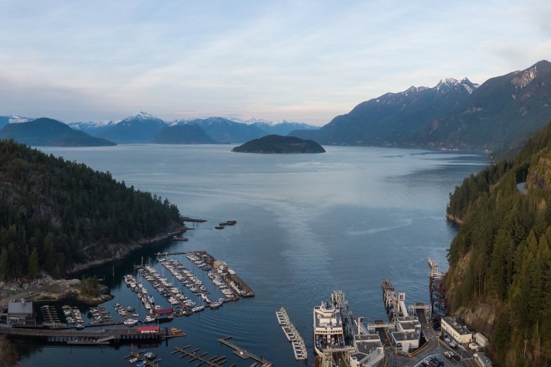 Horseshoe Bay from above