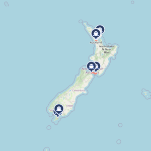 new zealand ferry map