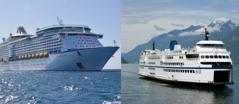 Ferry vs Cruise