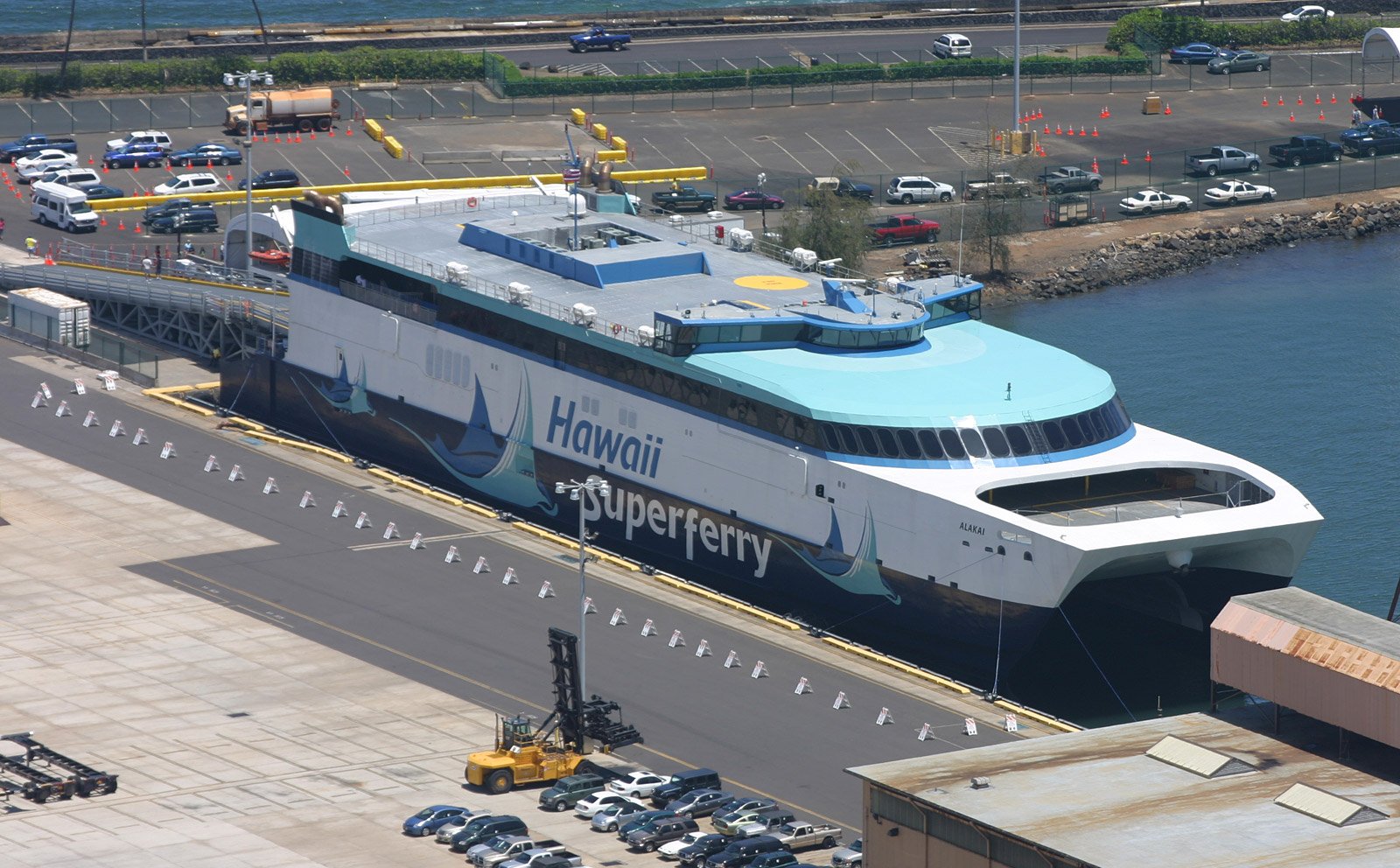 The difference between a ferry and a cruise ship