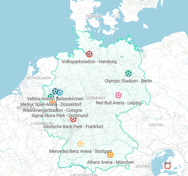 Price of a ferry crossing, a beer and a bratwurst during EURO 2024.